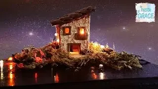 Casetta per il Presepe con la Pasta di Mais