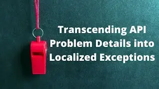 TS007: Transcending API Problem Details into Localized Exceptions
