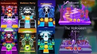 Rolling Sky & Dancing Line All Halloween Levels (HalloweenNight/Puzzle,SkeletonParty etc) SHAvibe