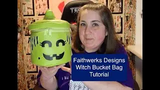 Witch Bucket Bag tutorial by FaithWerks Designs