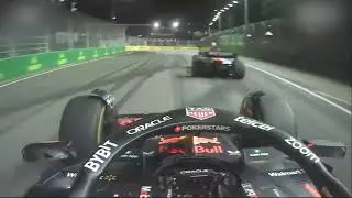 Perez Albon incident Onboard Singapore GP 2023