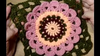 КАК ВВЯЗАТЬ МОТИВ В ПОЛОТНО.  HOW TO TIE MOTIF IN THE PAINTING.