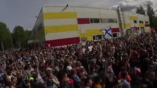 МНОГОТЫСЯЧНЫЙ   МИТИНГ.   СЫКТЫВКАР   2 06 2019  НЕТ  МУСОРНОЙ  СВАЛКЕ.