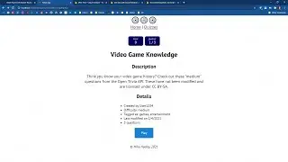 SP21 Web Apps: 33 - Quiz Play Page - Reading a Firestore Document with a Custom Hook