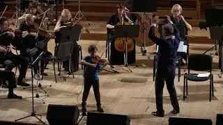 Лука Моромов - 9 лет. Макс Брух концерт для скрипки с оркестром №1. Финал.