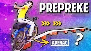 MOTOROM PRELAZIM PREPREKE ! *Motor Parkour*
