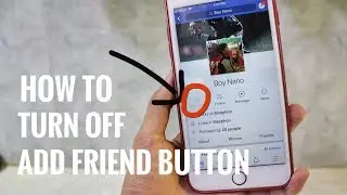 How To Disable Add Friend Button On Facebook