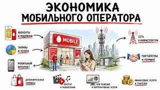 КАК ЗАРАБАТЫВАЮТ ОПЕРАТОРЫ МОБИЛЬНОЙ СВЯЗИ? Объясняю всю экономику мобильных операторов за 30 минут.