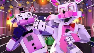 GIANT Funtime Foxy Attacks!- Minecraft FNAF Roleplay