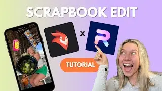 NEW Scrapbook Edit on TikTok & Instagram Tutorial