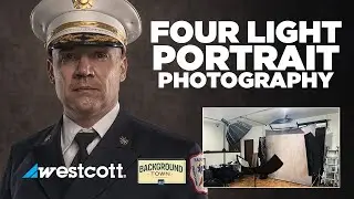 Four Light Portrait Photography Setup and Session Walkthrough