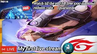 Free fire free giveaway like aim 1k like pe milega first live stream #freefire