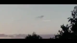 normal vapor contrails disappear like this, a chemtrail does not, it stays and spreads out
