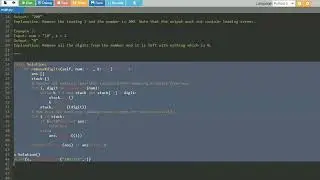 leetcode 402 Remove k digit#python #leetcode
