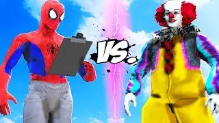 SPIDERMAN (INTO THE SPIDER-VERSE) VS PENNYWISE 1990 (CLASSIC)