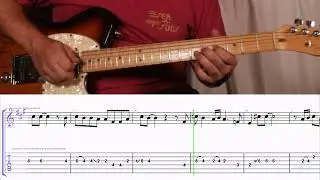 How to Play the Melody and Piano Solo to In My Life by the Beatles on Guitar with TAB