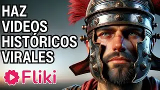Crea Videos Históricos Virales con Fliki IA en MINUTOS (Tutorial Videos Normales y Shorts!)