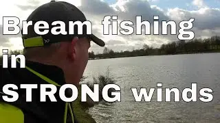 Feeder Fishing in STRONG winds for Bream! Albans Lakes