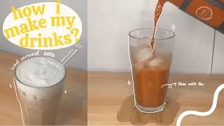 ☕️HOW I MAKE MY DRINKS: coffee, milk tea, and more🌱