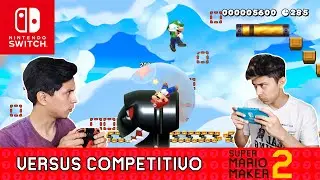 VERSUS COMPETITIVO (FAILS Y RISAS) - SUPER MARIO MAKER 2 | THEJOTABROS
