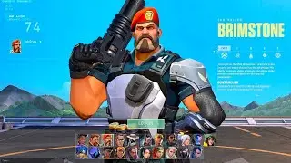 Brimstone Agent Select Animation In Valorant