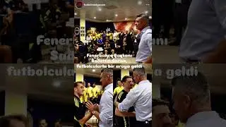 Fenerbahçe Başkanı Sadettin Saran, futbolcularla bir araya geldi.