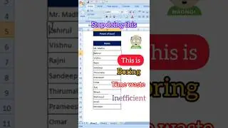 Excel tricks power of excel #shorts