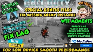 CODM special config fix bug smooth game 144