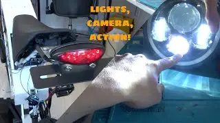FITTING Front and Rear Lights + Howto Guide - 8kW Enduro MSVA eBike V3 Build - Part 17