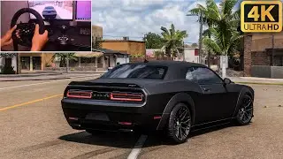 Dodge Challenger SRT Demon​ | Forza Horizon 5 | Steering Wheel PXN V10