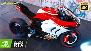Next-Gen Ultra Realistic Graphics Test – Ducati in Cyberpunk 2077 (Ultra Settings)