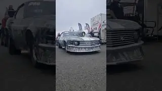 Pit lane fire up at Santa Pod Raceway for Doorslammers 😎 