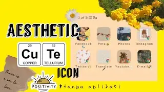 Tutorial Icon Aesthetic Tanpa Aplikasi 🌥️✨-Android/iPhone