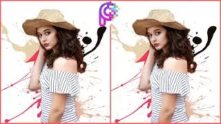 PicsArt Ink Splash Effect  PicsArt Editing Tutorial  PicsArt Photo Editing Tutorial