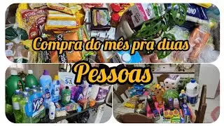 MONTHLY SHOPPING FOR TWO PEOPLE ONLY A COUPLE MY SON IS OUT OF HOME 🏠