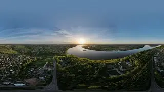 Нижегородская область, г. Кстово (закат, с. Великий Враг)