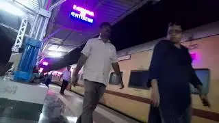 16866 Kumbakonam - Chennai Egmore Uzhavan Express departing Chidambaram#trains#southernrailway