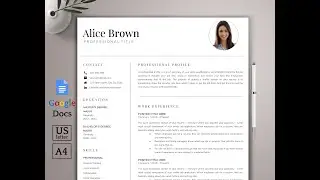 Job Resume Template