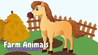 FARM ANIMALS ENGLISH VOCABULARY WITH SOUNDS.
