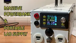 DIY Powerbank & Portable Lab Power Supply from a Scooter Battery [78 000mAh - 280Wh]
