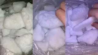 Freezer Frost Eating | Crunchy Ice Eating | Dry Crunch Ice Eating ASMR ❤️❄️