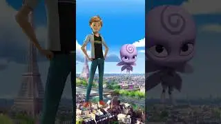 Miraculous characters as Hawk Moth 