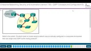 Modules 1 - 2 OSPF Concepts and Configuration Exam Answers