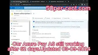 Azure PAY AS with VM 2 Months AGED. Best Quality Acc