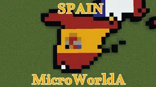 How to build the world in Minecraft! Part 7: Spain
