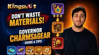 Kingshot Governor Gear & Charms – Stop Wasting Materials!
