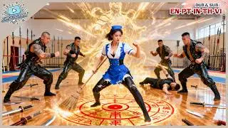 The Shy Cleaning Lady Turned Out To Be A Kung Fu Prodigy—One Punch Sent The Whole Gang Flying