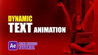 How to make Dynamic Text Animation in After Effects | How to make Typography In After Effects