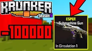 Krunker.io SEASON 6  Buying NEW Rarest Item Ever! 100,000 KR
