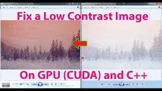How to Fix a Low-Contrast Color Image using Histogram Equalization in GPU (CUDA) and C++